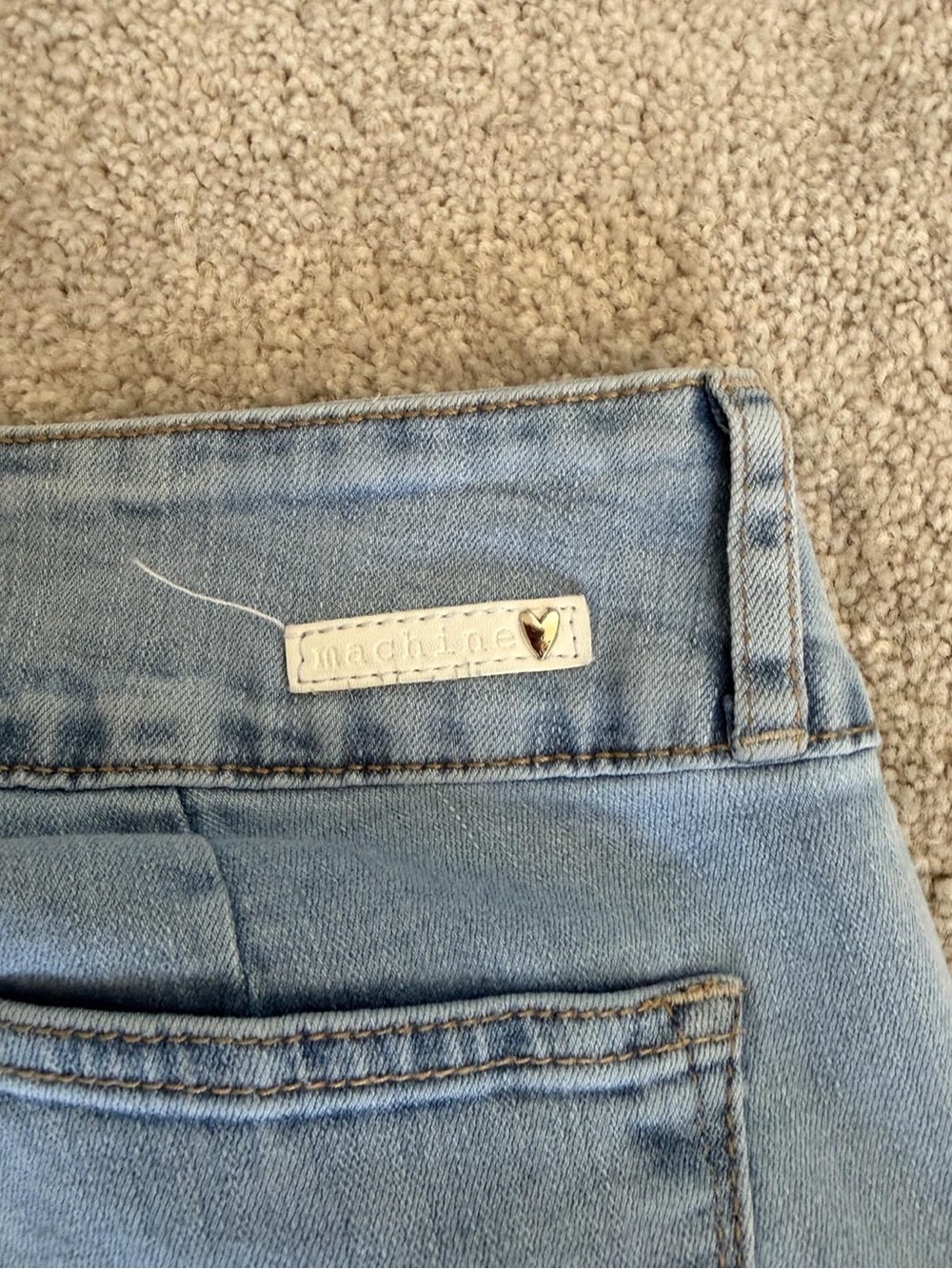 Machine Light Blue Flare Jeans - Picture 3 of 8